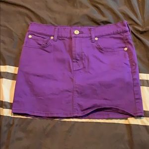 Girls purple skirt